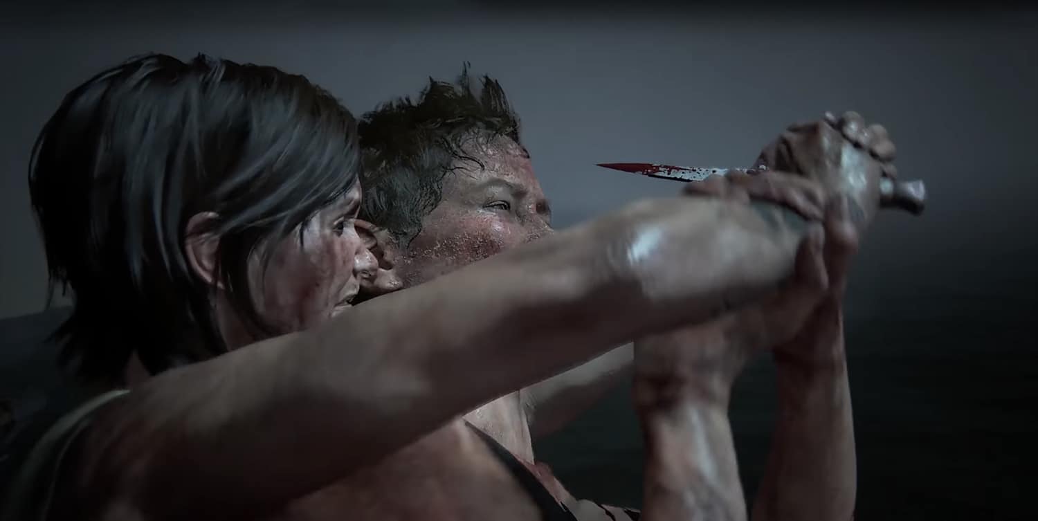 Last Of Us 2 Tommy & Jesse Death Scene Abby Kills Tommy Joels Friend Full  Cutscene 